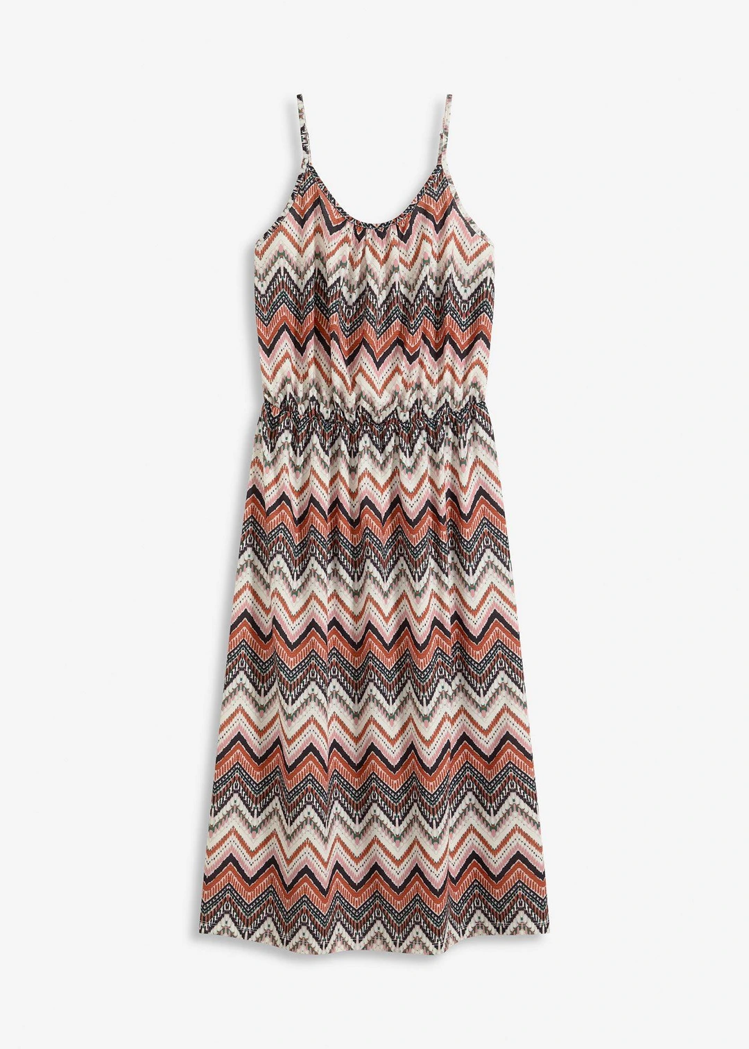 Robe imprimée à fines bretelles