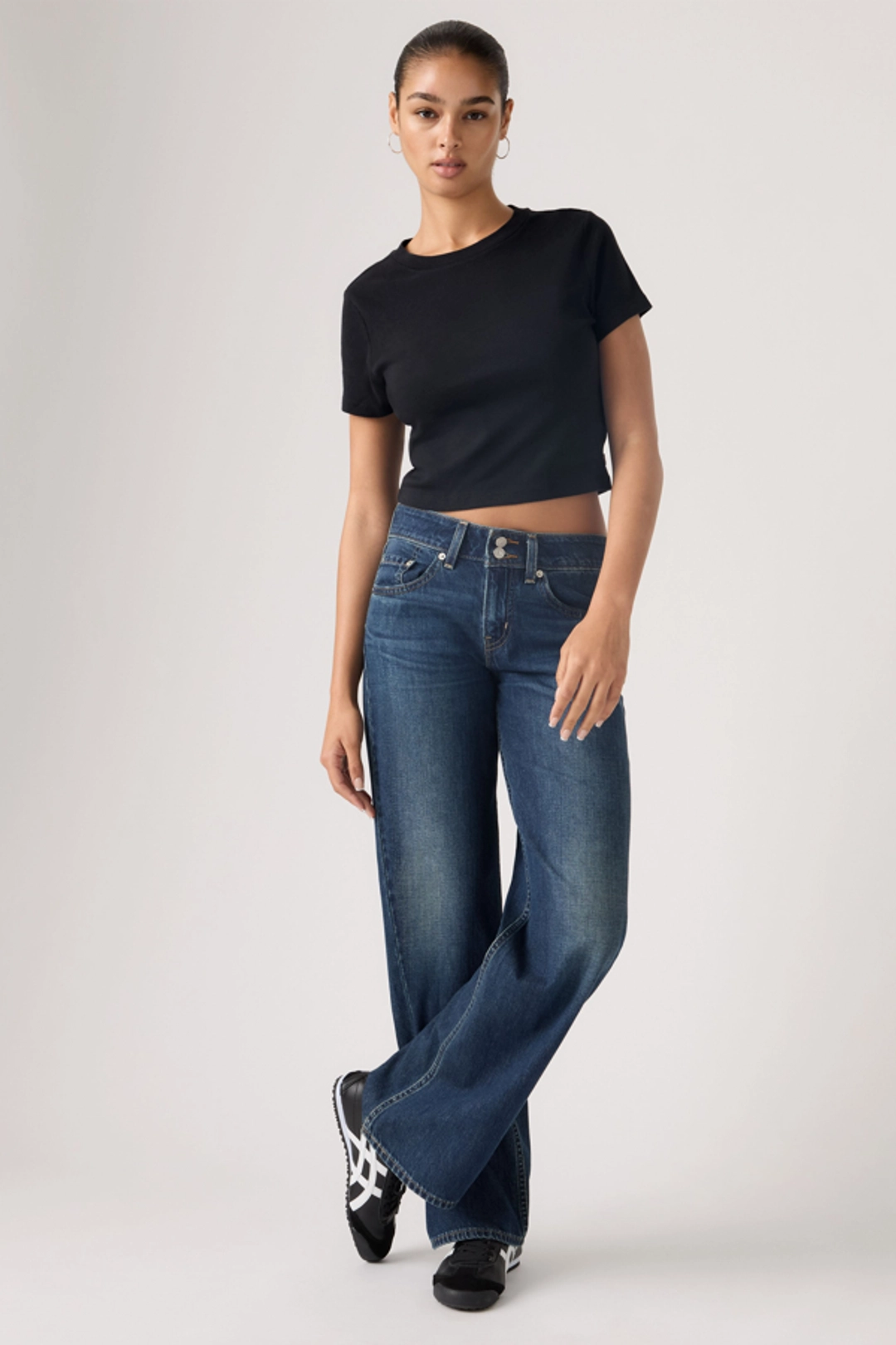 Levi's Jean Superlow Loose - Femme - Bleu / Abraided Art - 34X32