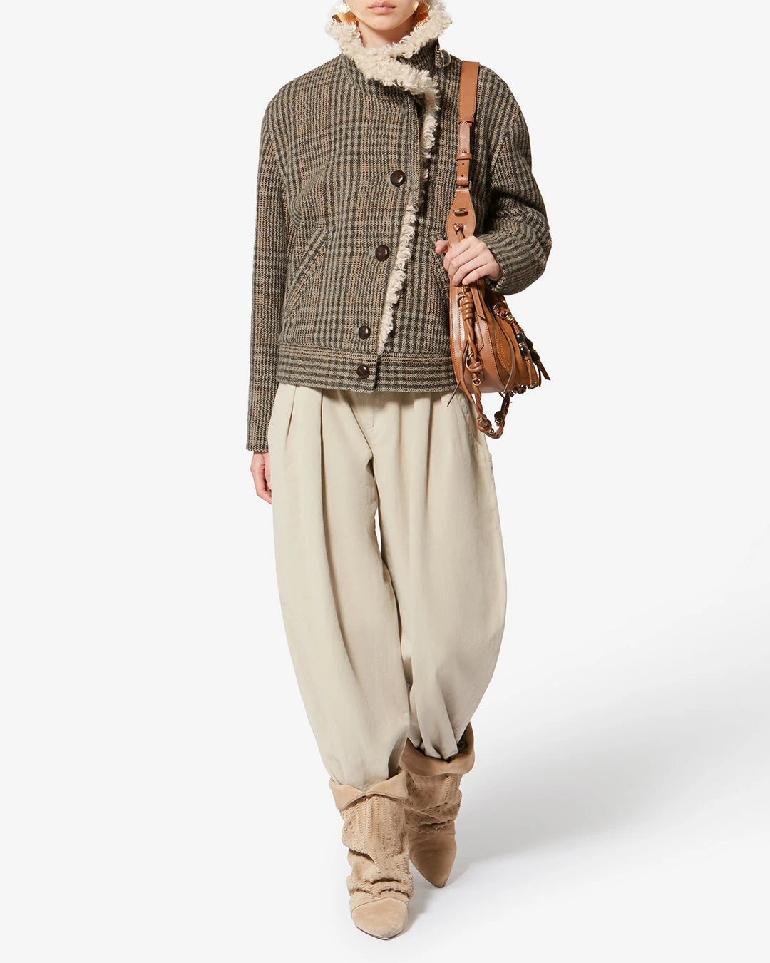 Manteau Fadia - Femme - Beige - Taille 42 - Marant Étoile - 4