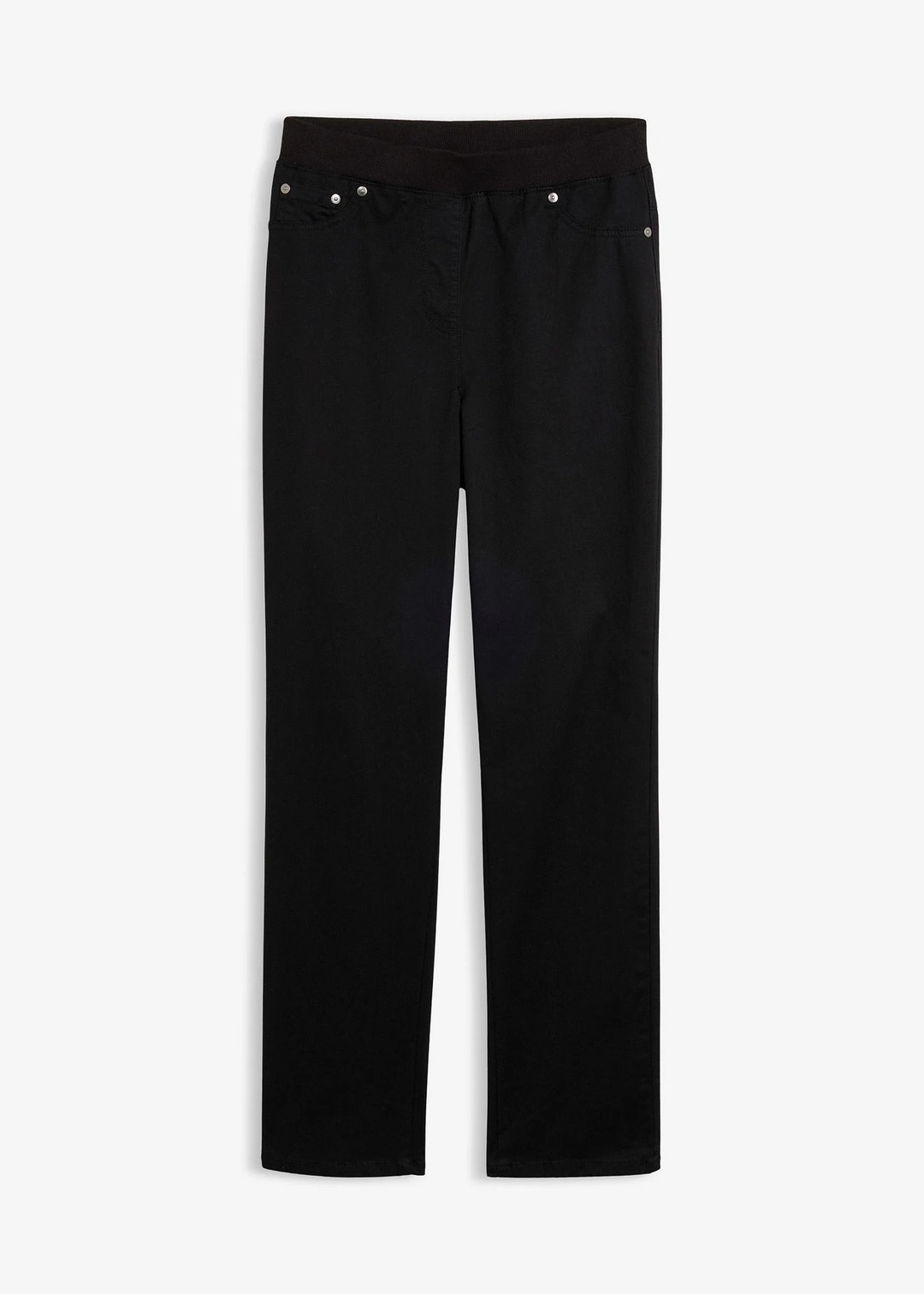 Pantalon à enfiler avec taille confortable, Straight