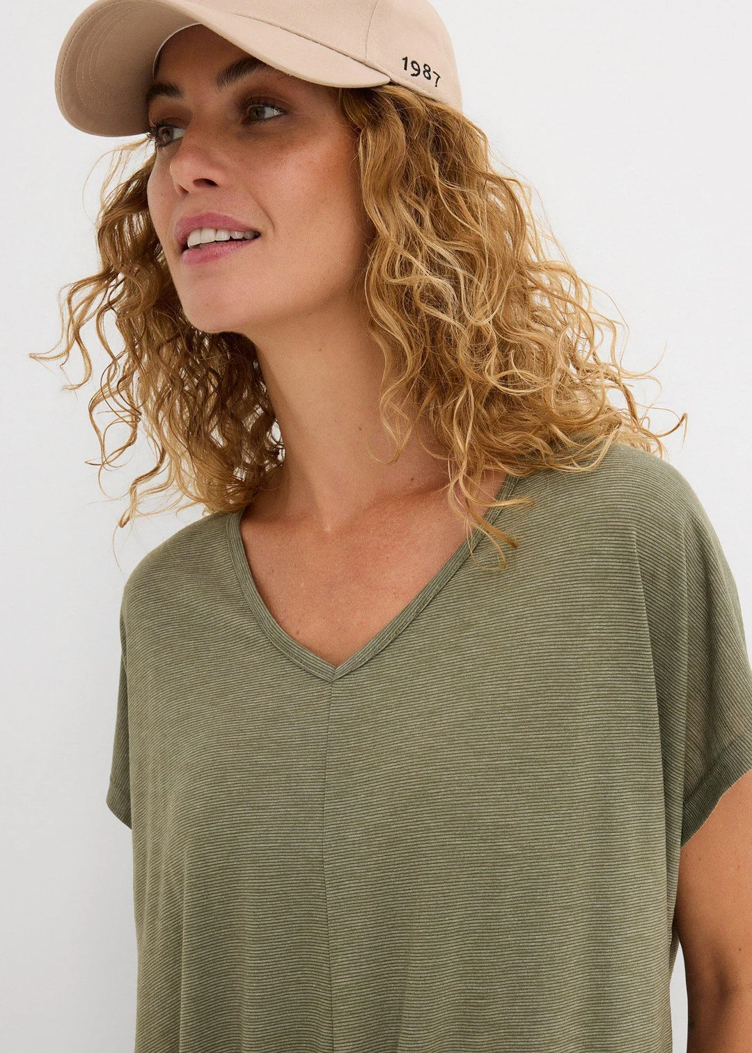 T-shirt en viscose mélangée
