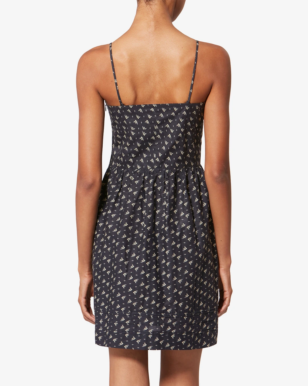 Robe Dryna - Femme - Noir Et Écru - Taille 42 - Marant Étoile - 3