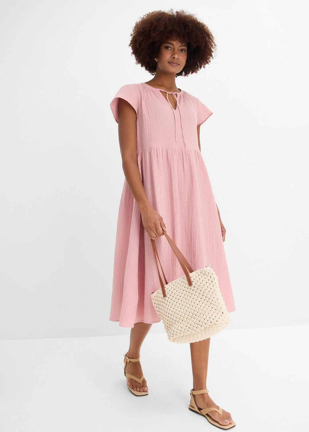Robe douce en gaze de coton - 2