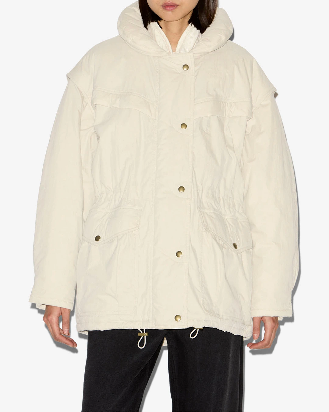 Manteau Damone - Femme - Écru - Taille 42 - Marant Étoile - 5