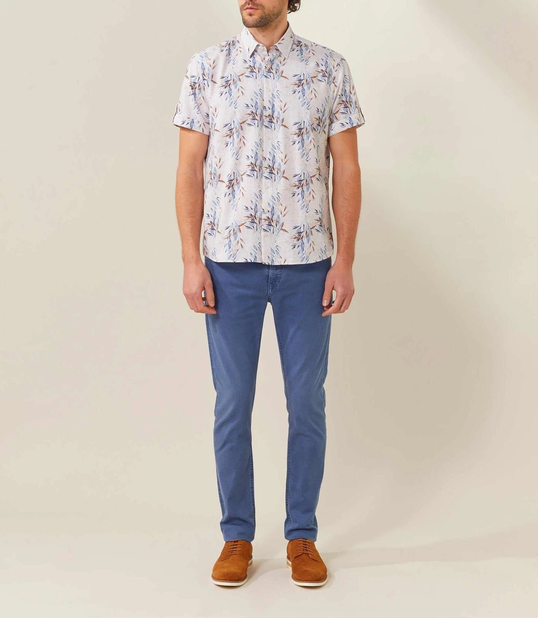 IZAC - Chemise casual bleu ciel ''Tako''