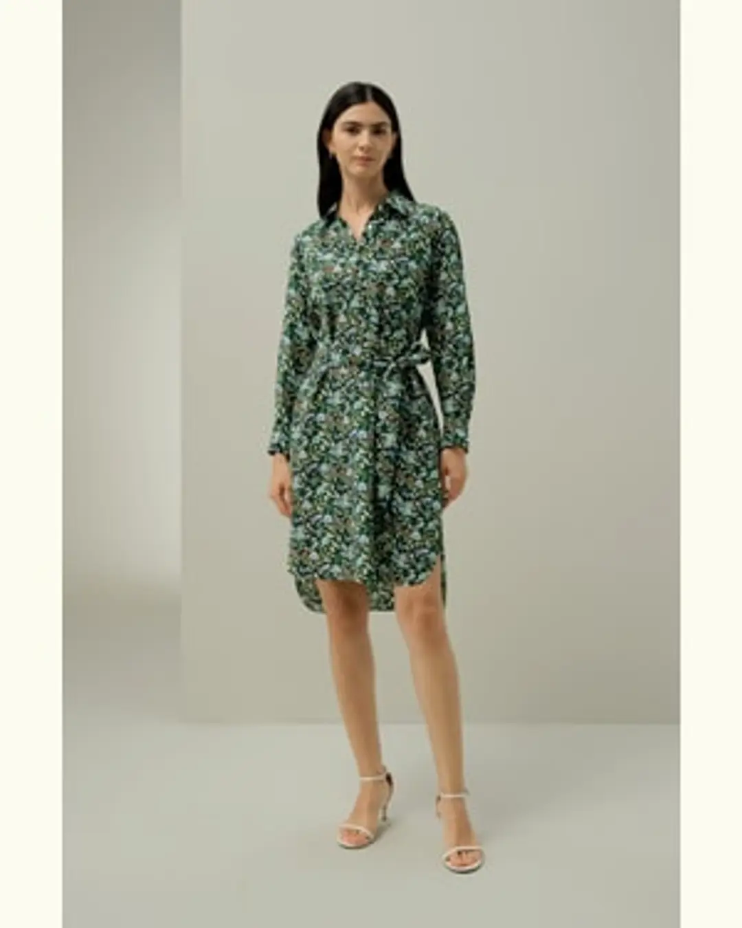 LILYSILK Robe En Soie Fairytale Forest 100% Soie De Mûrier Sophistiqué Et Élégant Fairytale Forest M