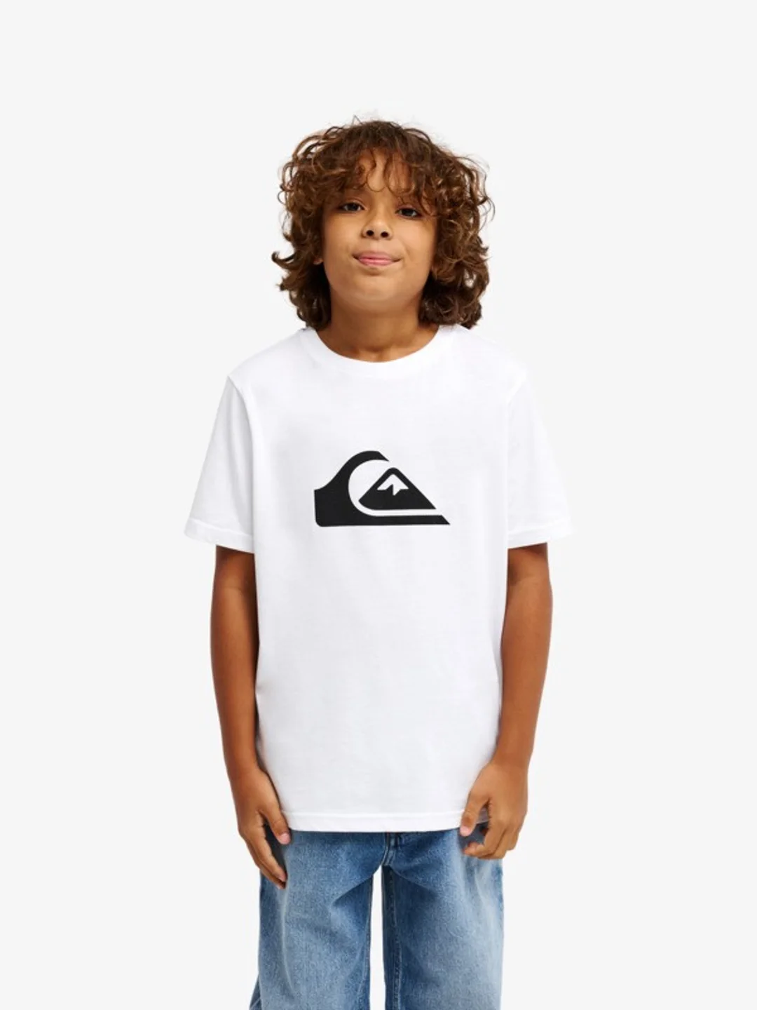 Ev Comp Logo - T-Shirt à manches courtes pour Garçon 8-16 ans Noir