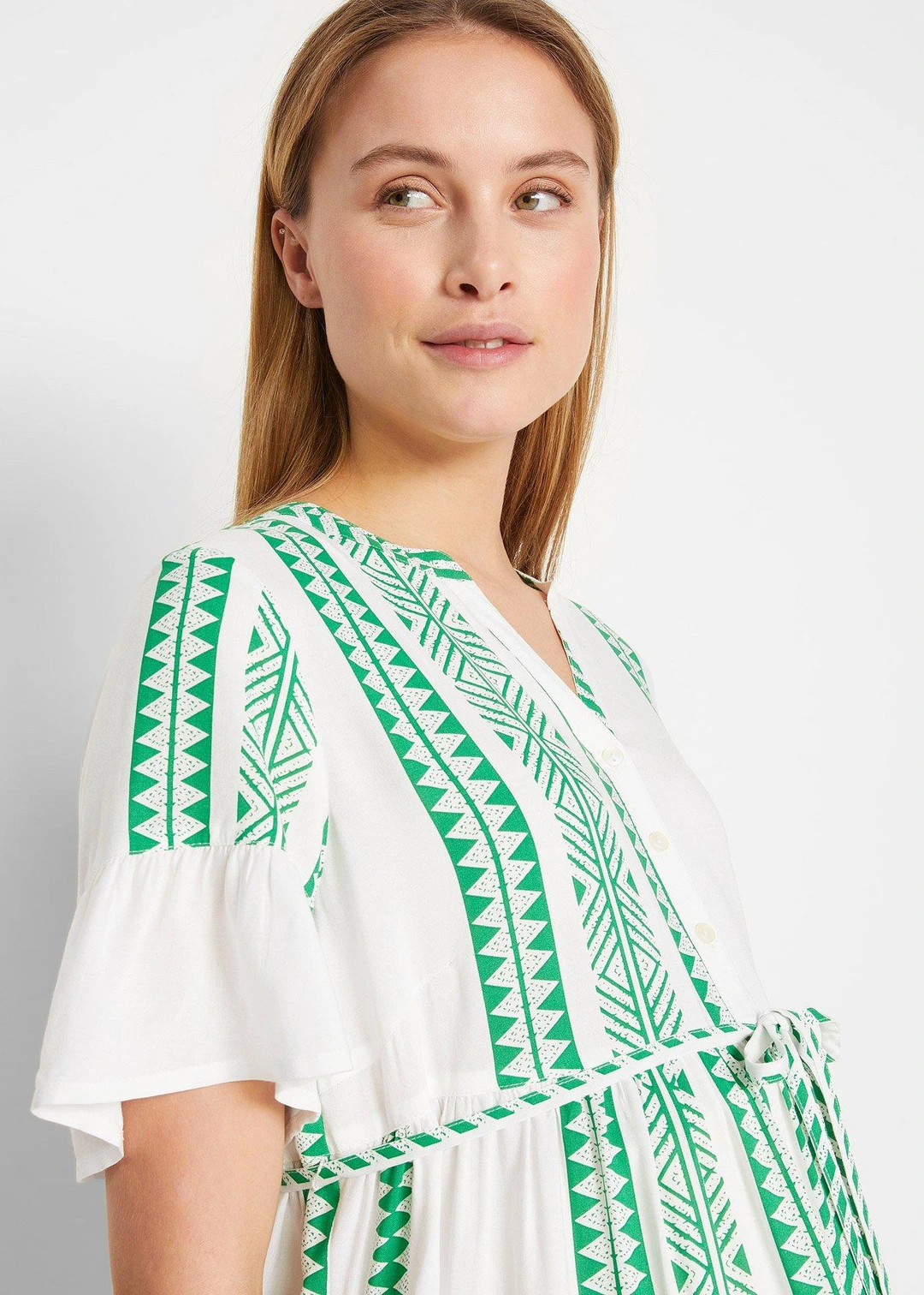 Robe de grossesse et d’allaitement en viscose fluide