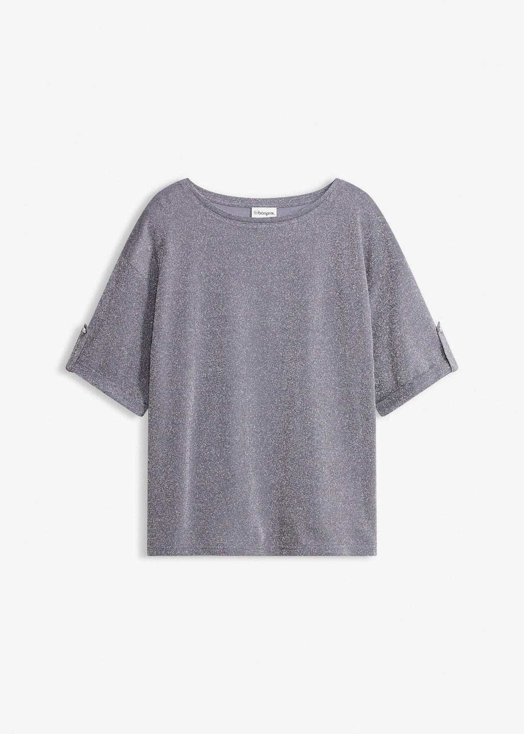 T-shirt brillant en viscose majoritaire