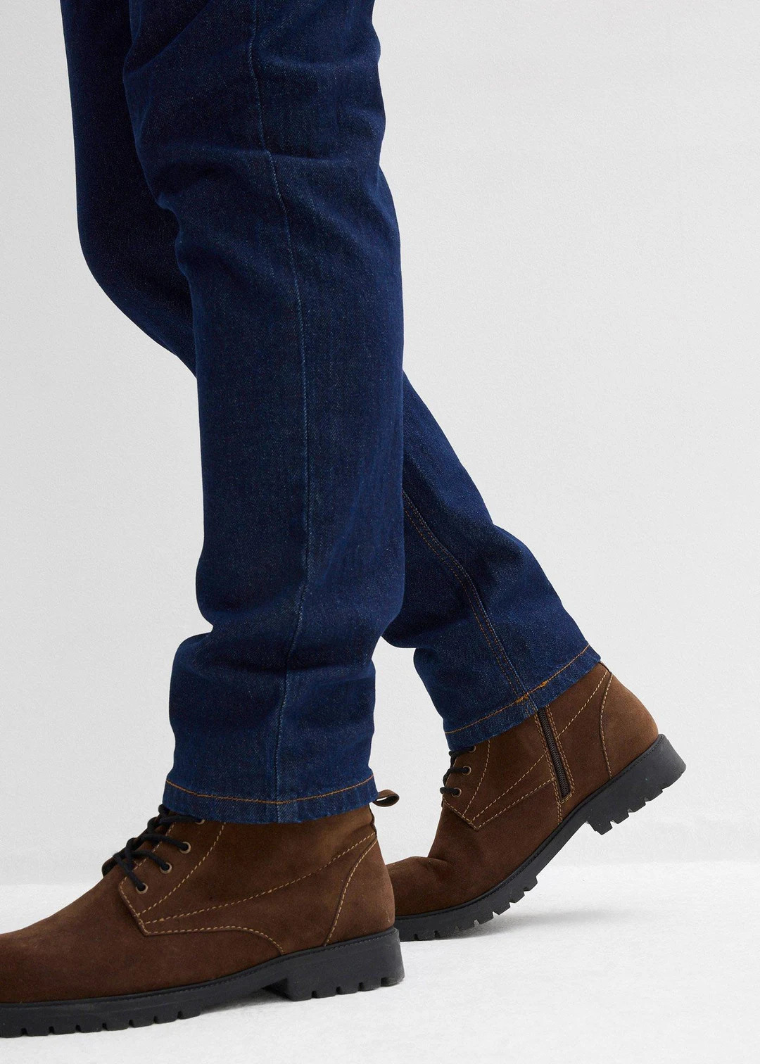 Jean droit classique, taille élastiquée - 3