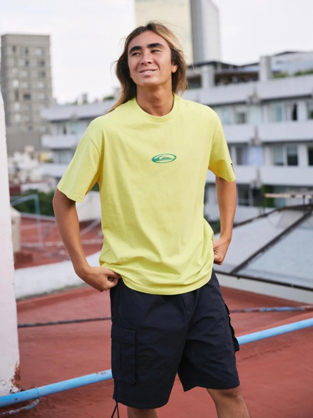 Flowers Surfing - T-Shirt à manches courtes pour Homme Blanc
