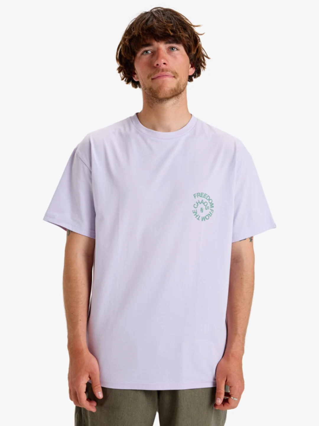 Freedom From The Chaos - T-shirt manches courtes sérigraphié pour Homme Violet