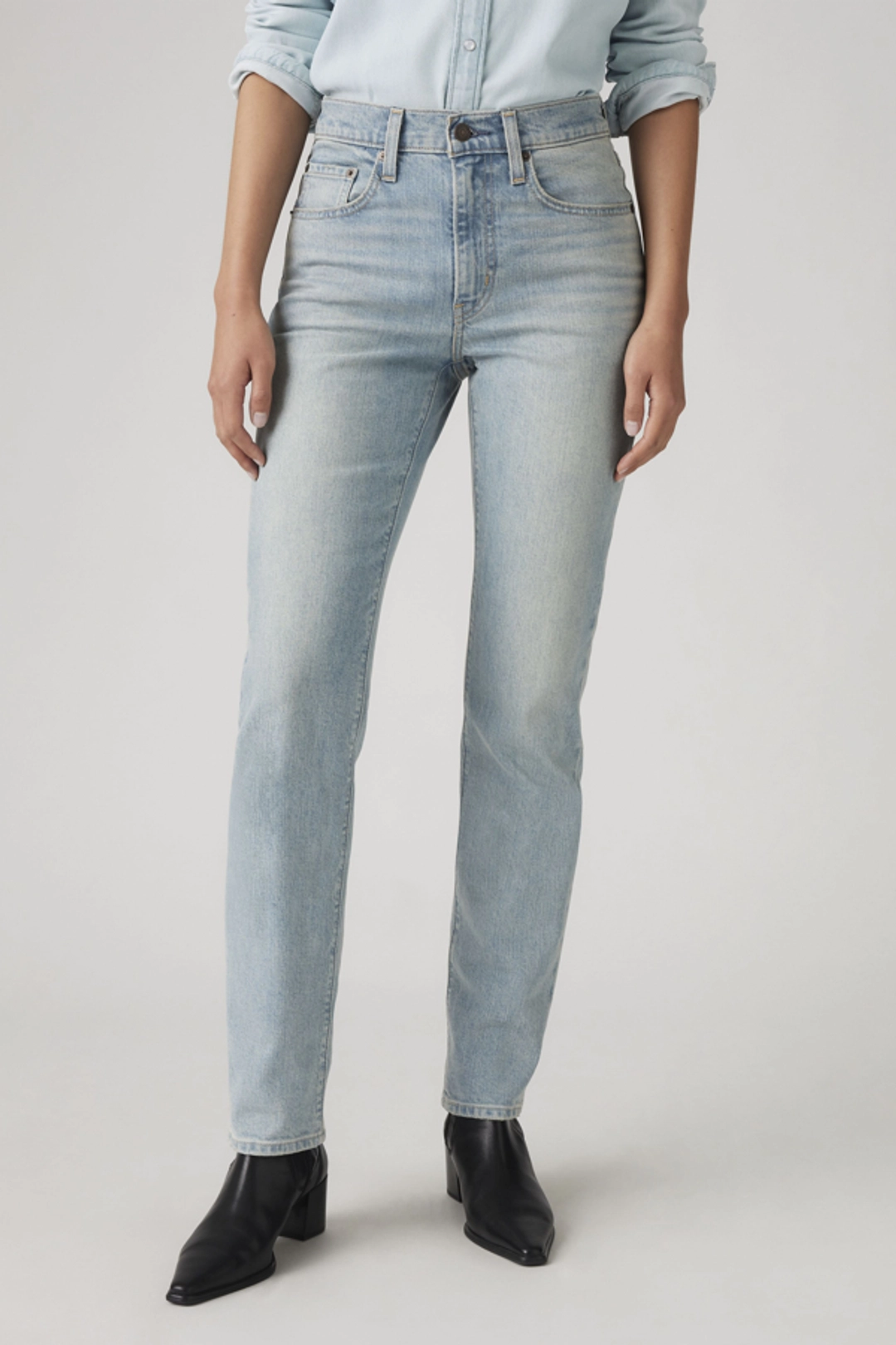Levi's Jean 724 Taille Haute Droit - Femme - Bleu / Blue Wave Mid - 30X30 - 2