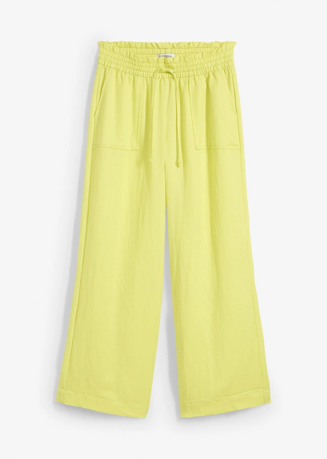 Pantalon large et fluide en lyocell mélangé
