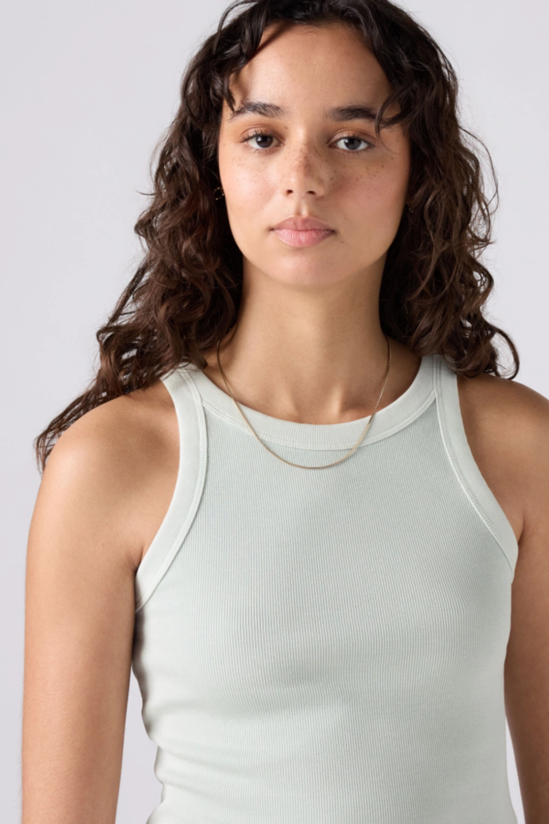 Levi's Débardeur Dos Nageur Essential - Femme - Bleu / Provincial Blue Garment Dye - XS - 2