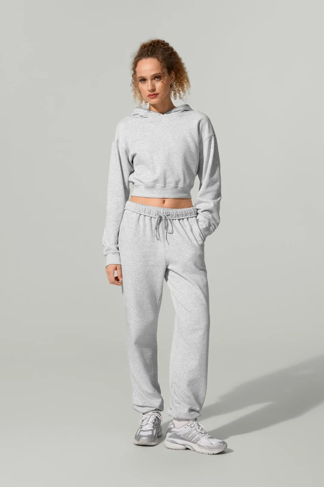 LILYSILK Jogging Porchlight Softstep Gris Chiné L - Confort SILKERRY Respirant et Doux pour Femme