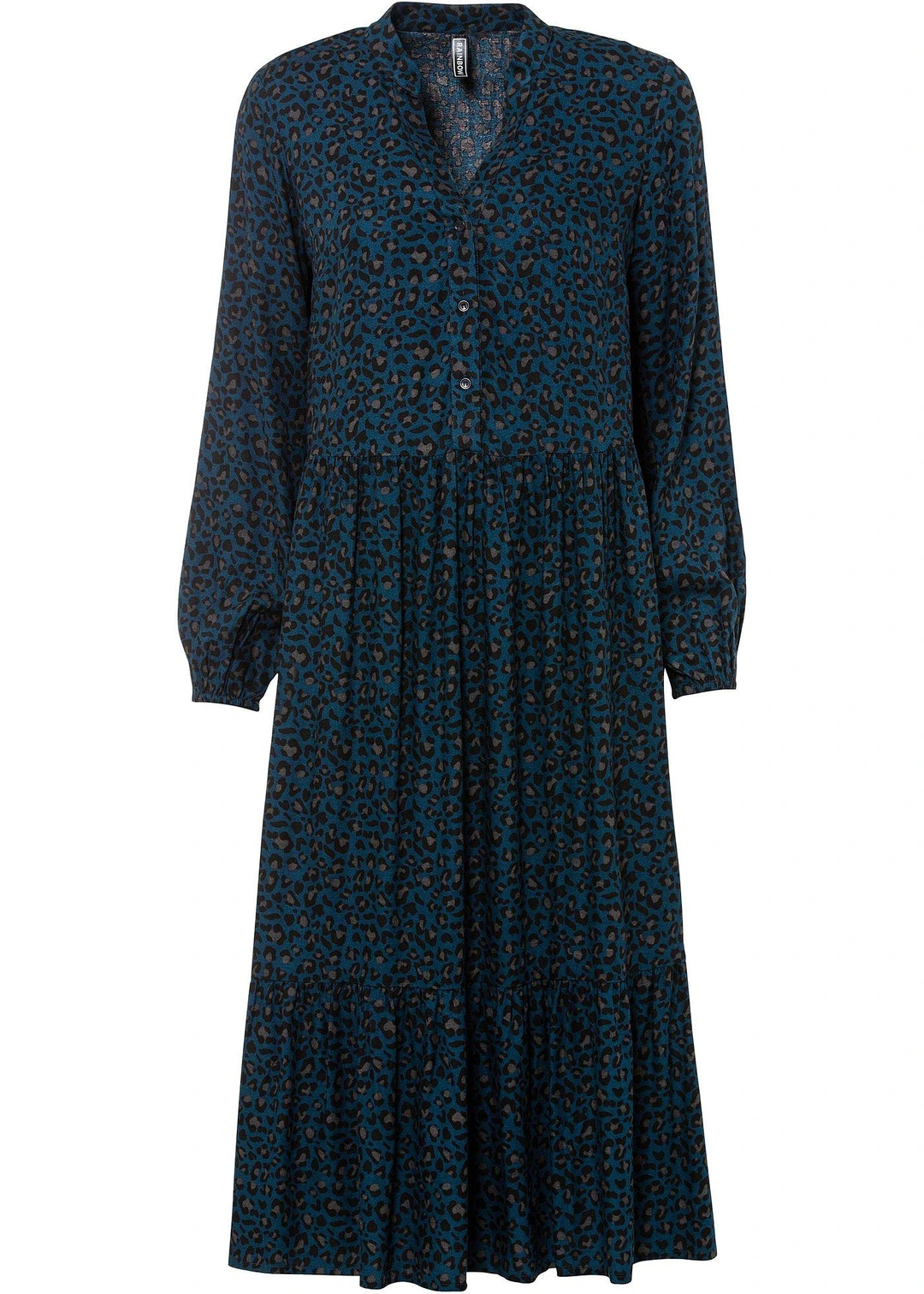 Robe midi en viscose