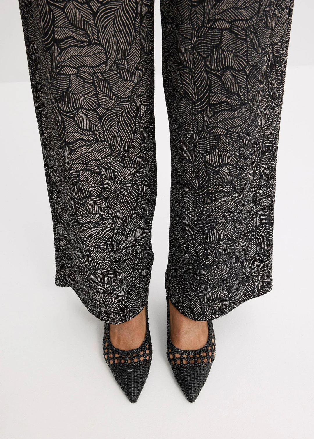Pantalon en jersey crêpe texturé - 3