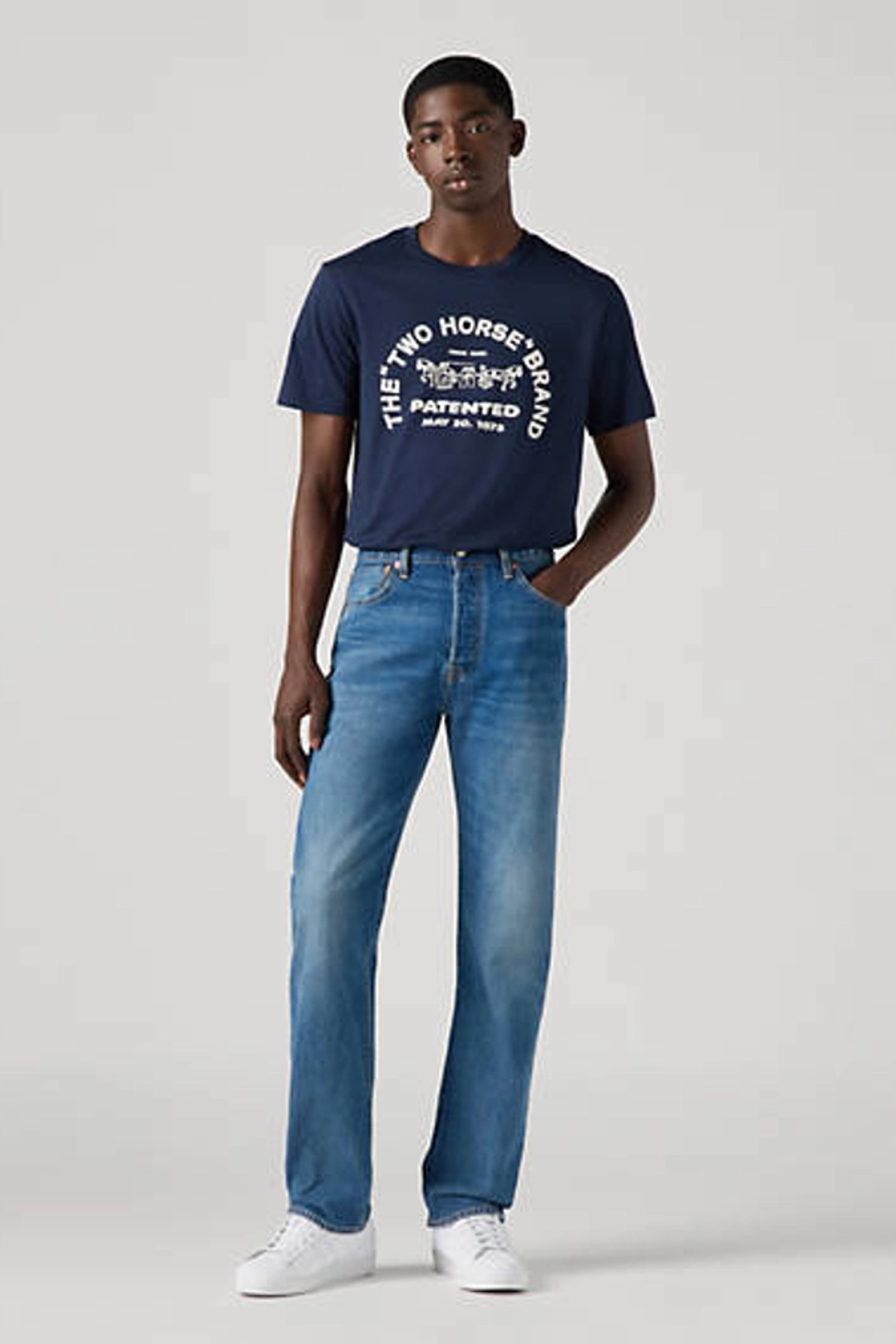 Jean Levi's 501 Original - Homme - Bleu / Do The Rump - 33X34