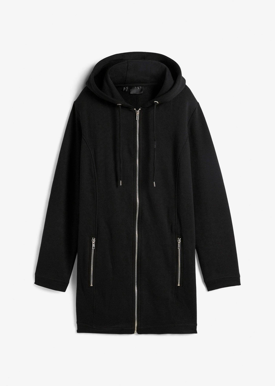 Long sweat zippé avec poches zippées