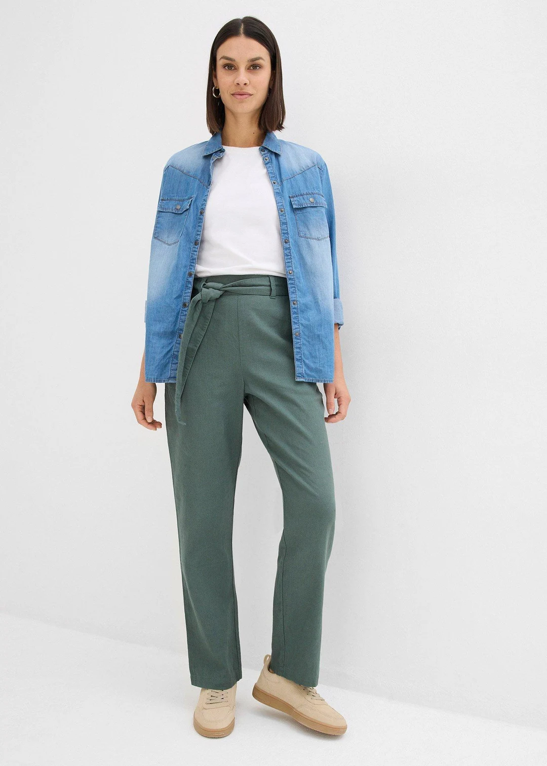 Pantalon léger à taille élastiquée - 2