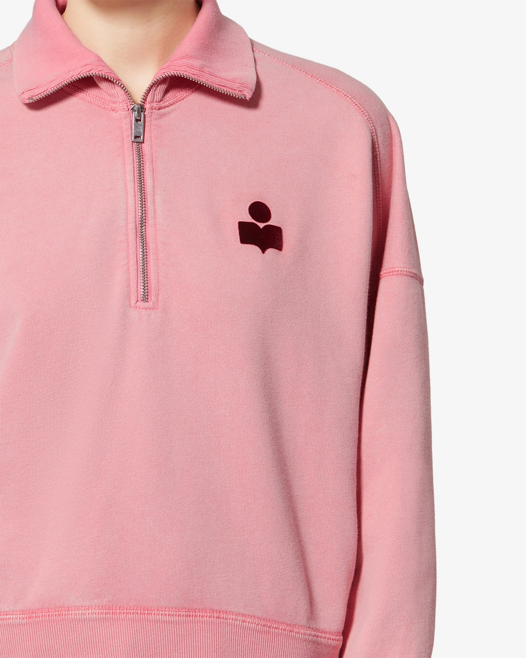 Sweat Shirt Ross - Femme - Bubblegum-bordeaux - Taille 42 - Marant Étoile - 2