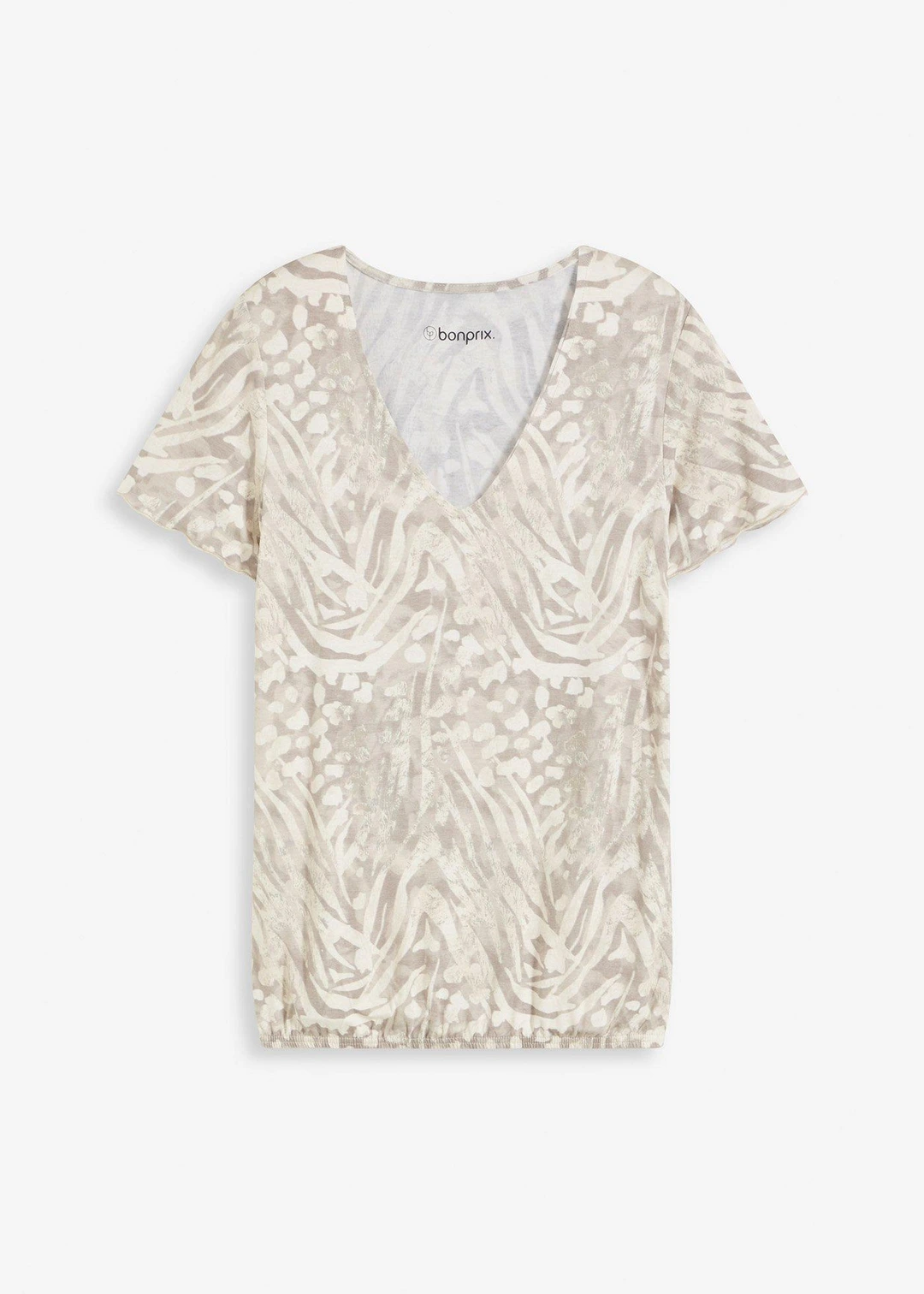 T-shirt à base élastiquée