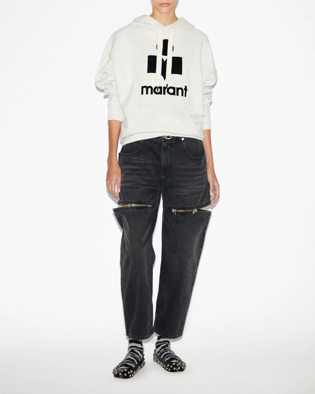 Sweatshirt Mansel - Femme - Écru - Taille 42 - Marant Étoile - 4