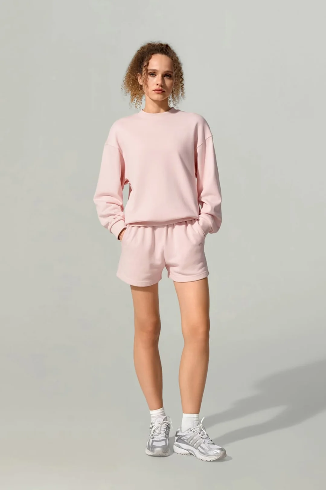 LILYSILK Sweatshirt Ras du Cou Porchlight Balance Noir XL - SILKERRY Doux et Confortable, Épaules Tombantes, Coupe Décontractée