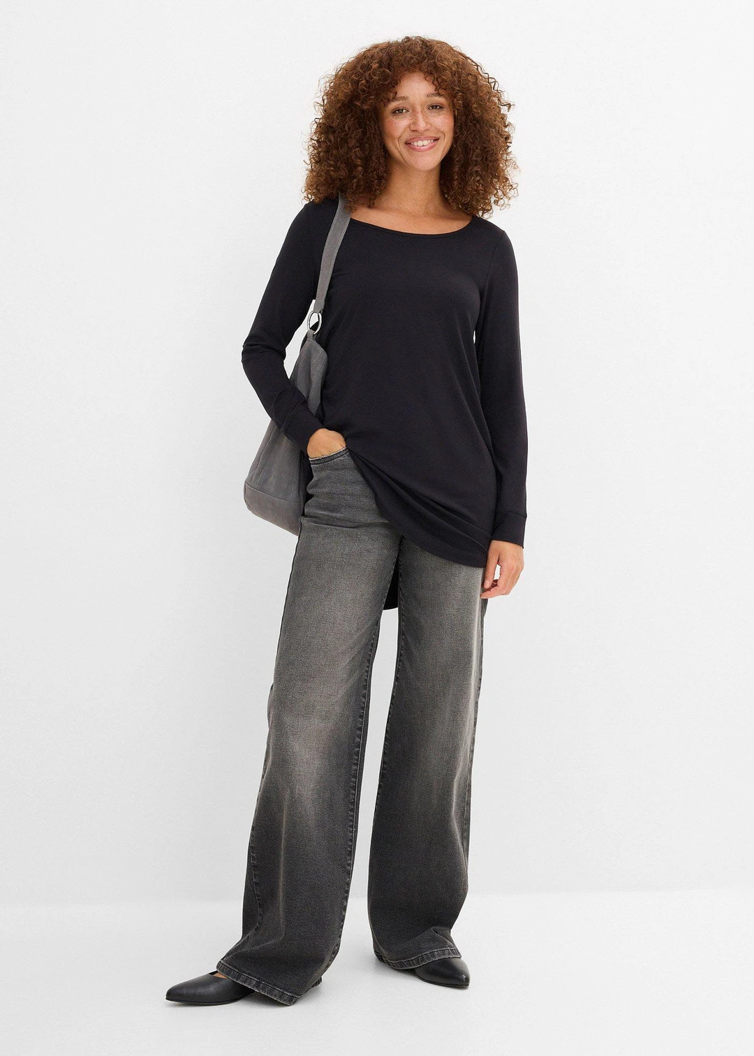 T-shirt viscose long, manches longues - 2