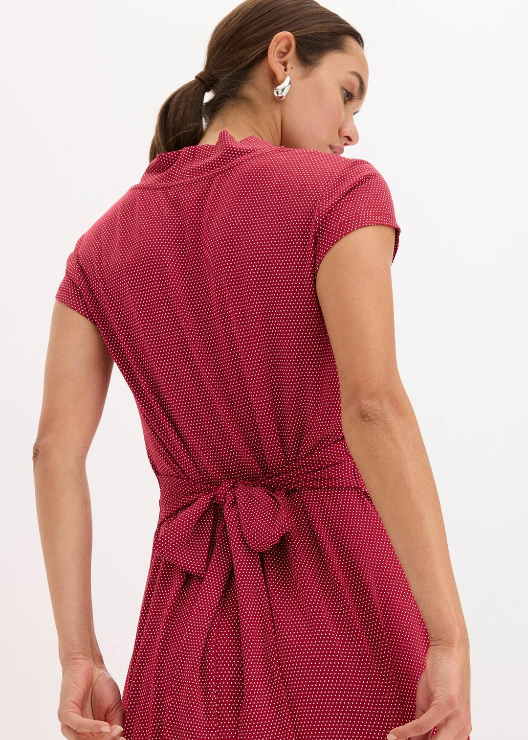 Robe midi en viscose extensible - 3