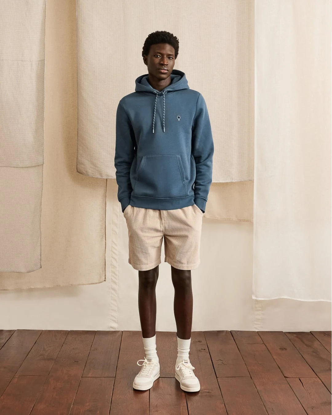Sweat à capuche bleu - DIRAC