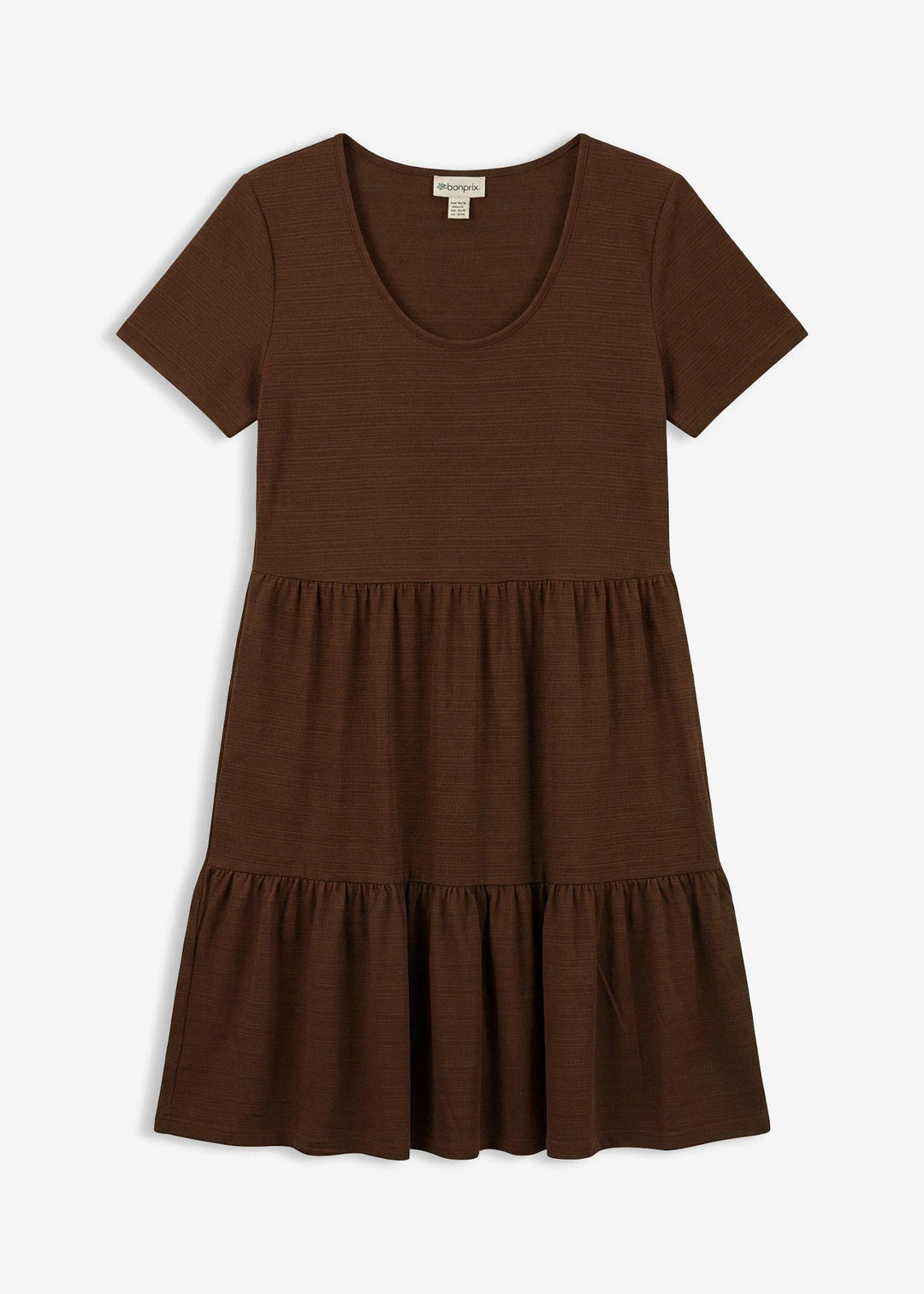 Robe en jersey texturé
