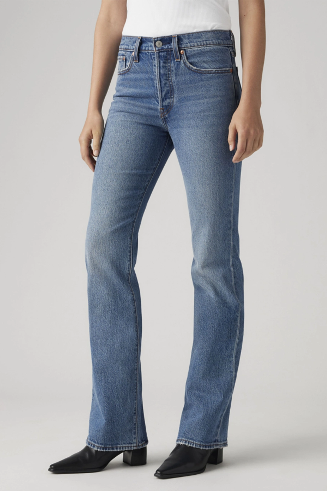 Levi's Jean Wedgie Bootcut - Femme - Bleu / Bold And Beautiful - 33X32 - 2