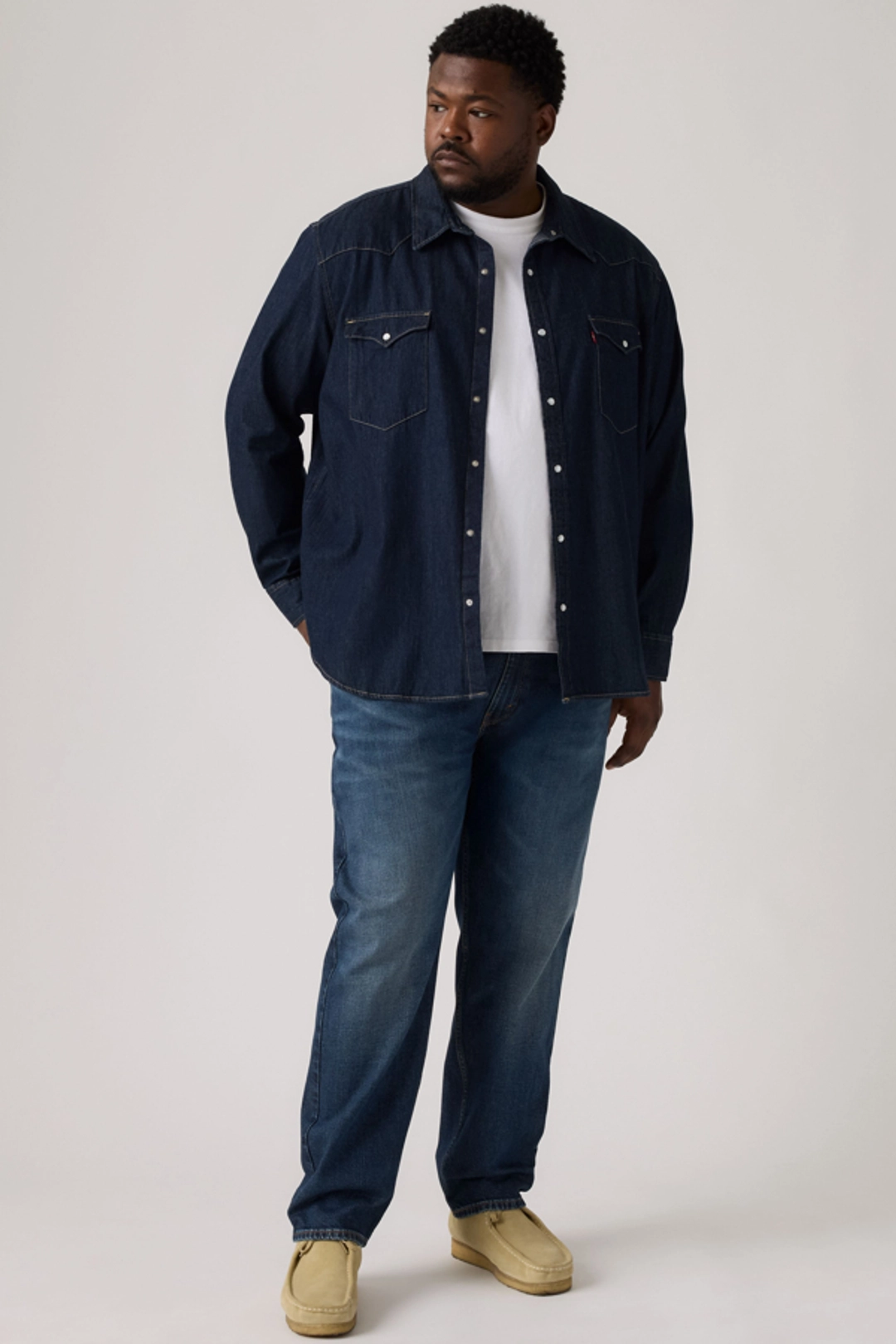 Levi's Jean 502 Taper (grandes Tailles) - Homme - Noir / Native Cali - 50X34