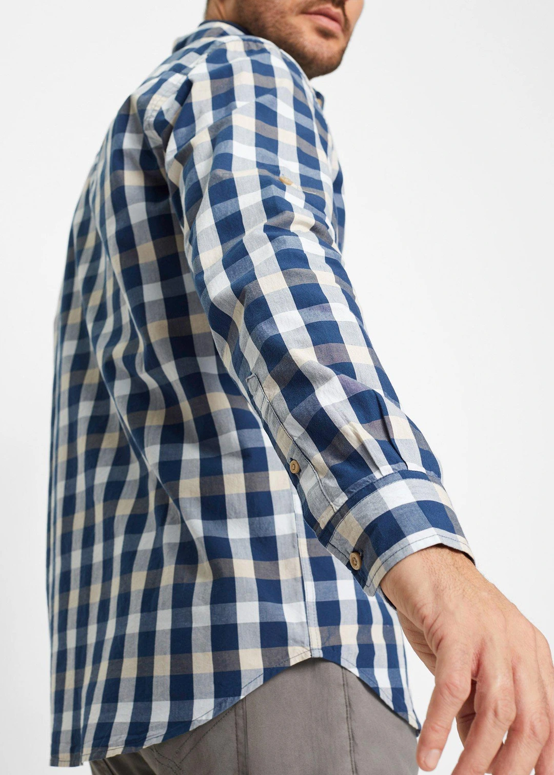 Chemise manches longues 100% coton