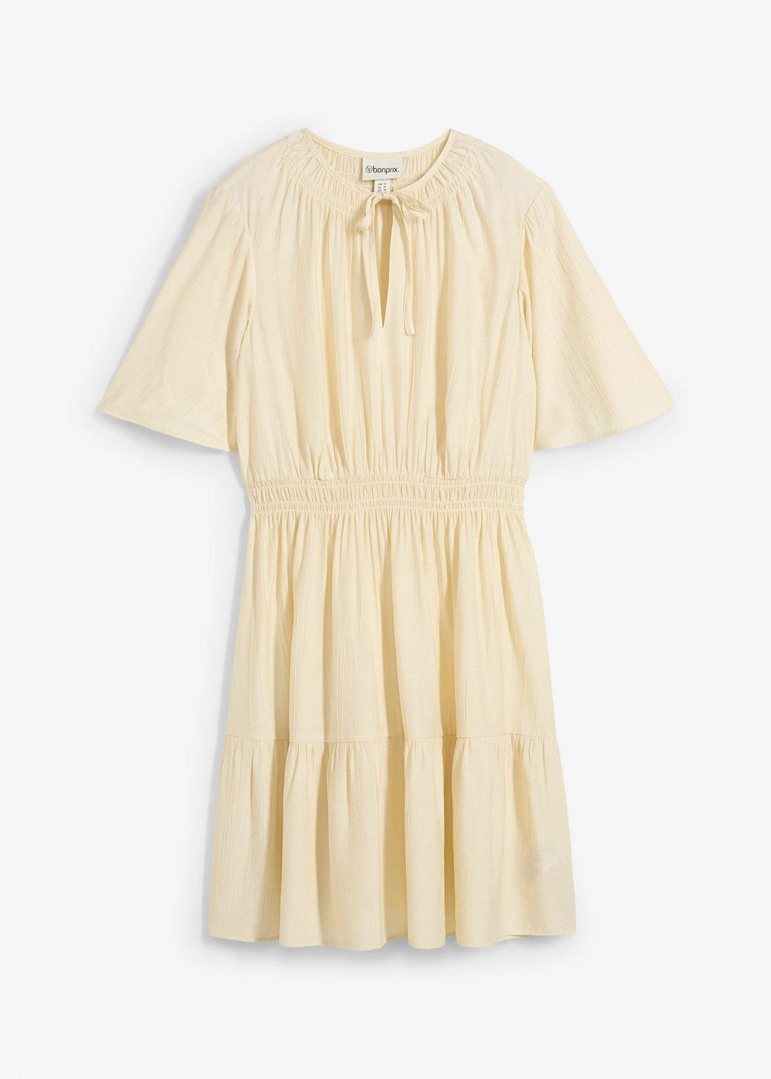 Robe courte et fluide en viscose mélangée