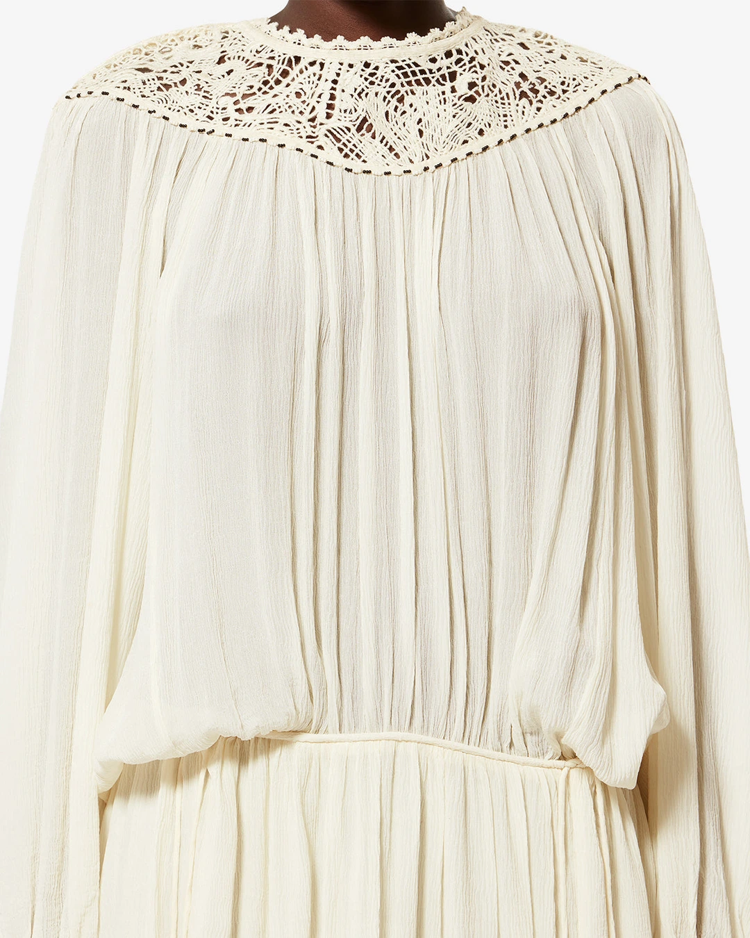 Robe Nydia - Femme - Écru - Taille40 - Isabel Marant - Collection Été Femme - Nouvelle Collection Capsule La Riviera - 2