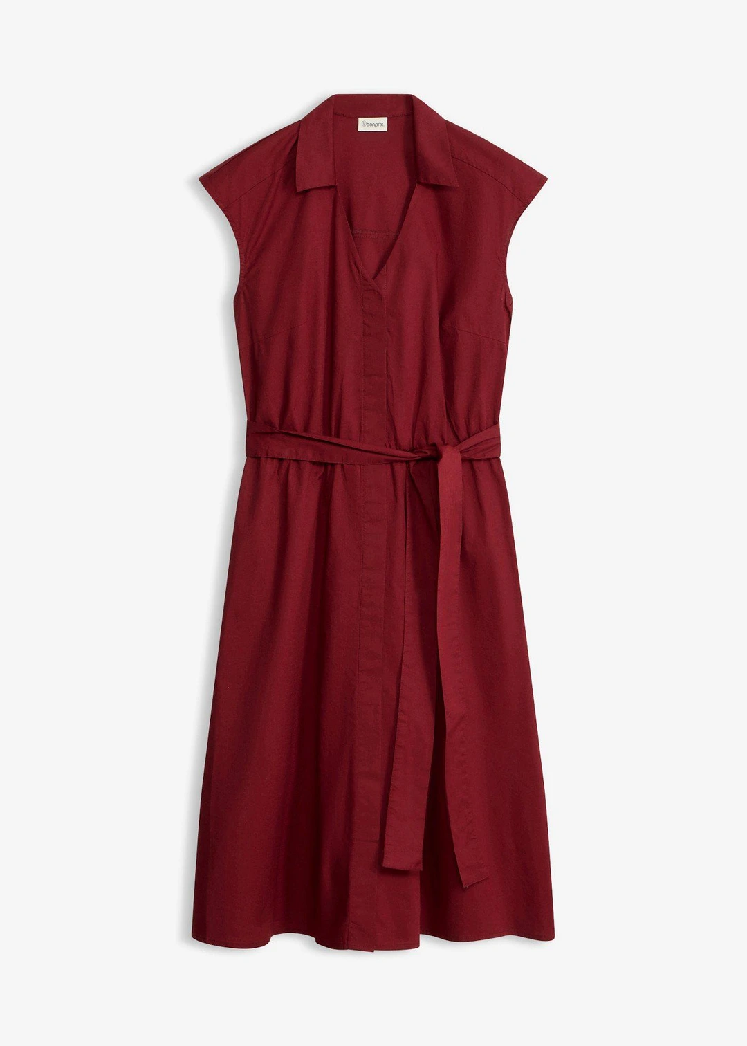Robe-chemise avec ceinture à nouer