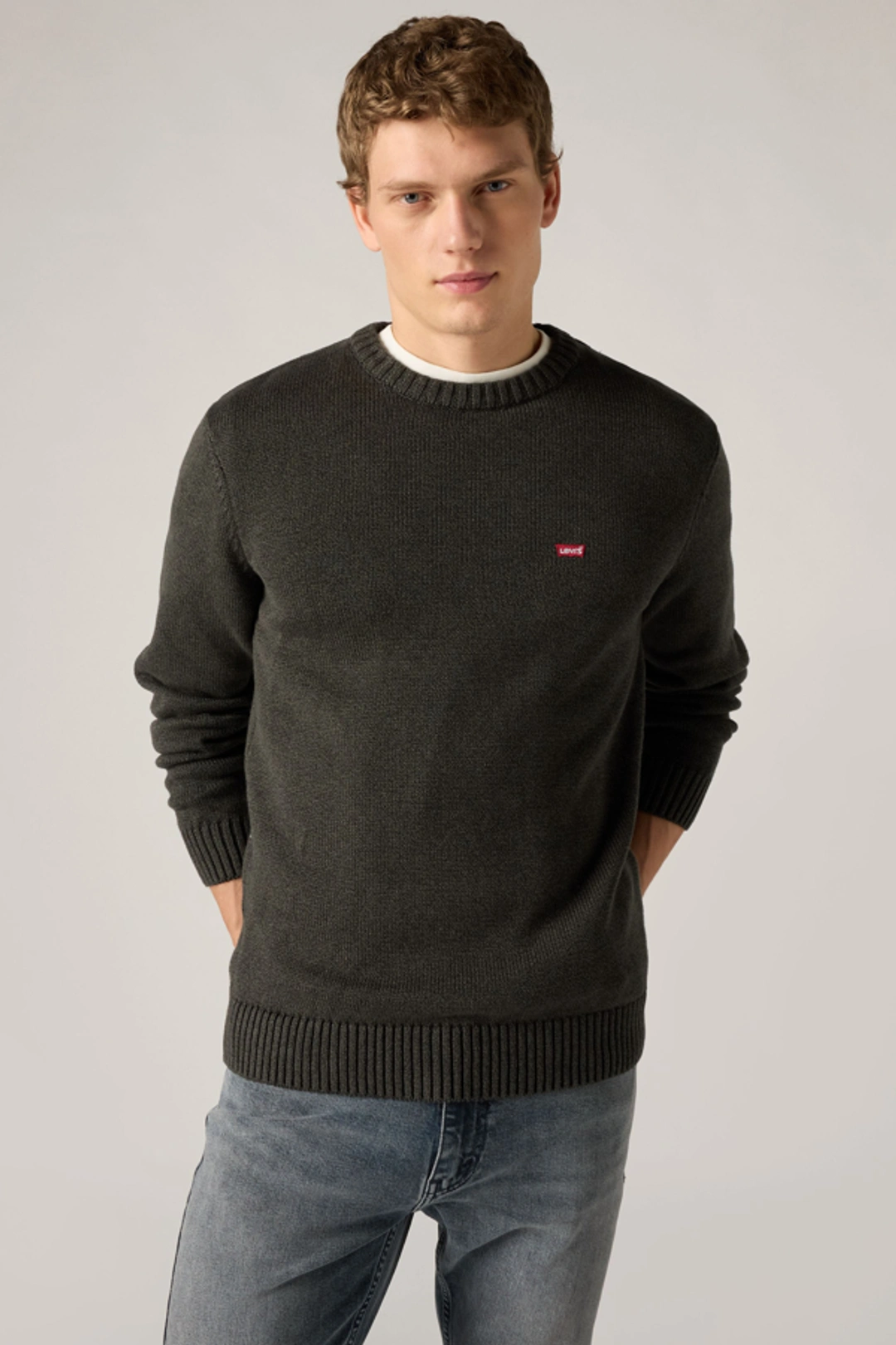 Levi's Sweat Classic Housemark - Homme - Vert / Marl Kambaba / Phantom - L