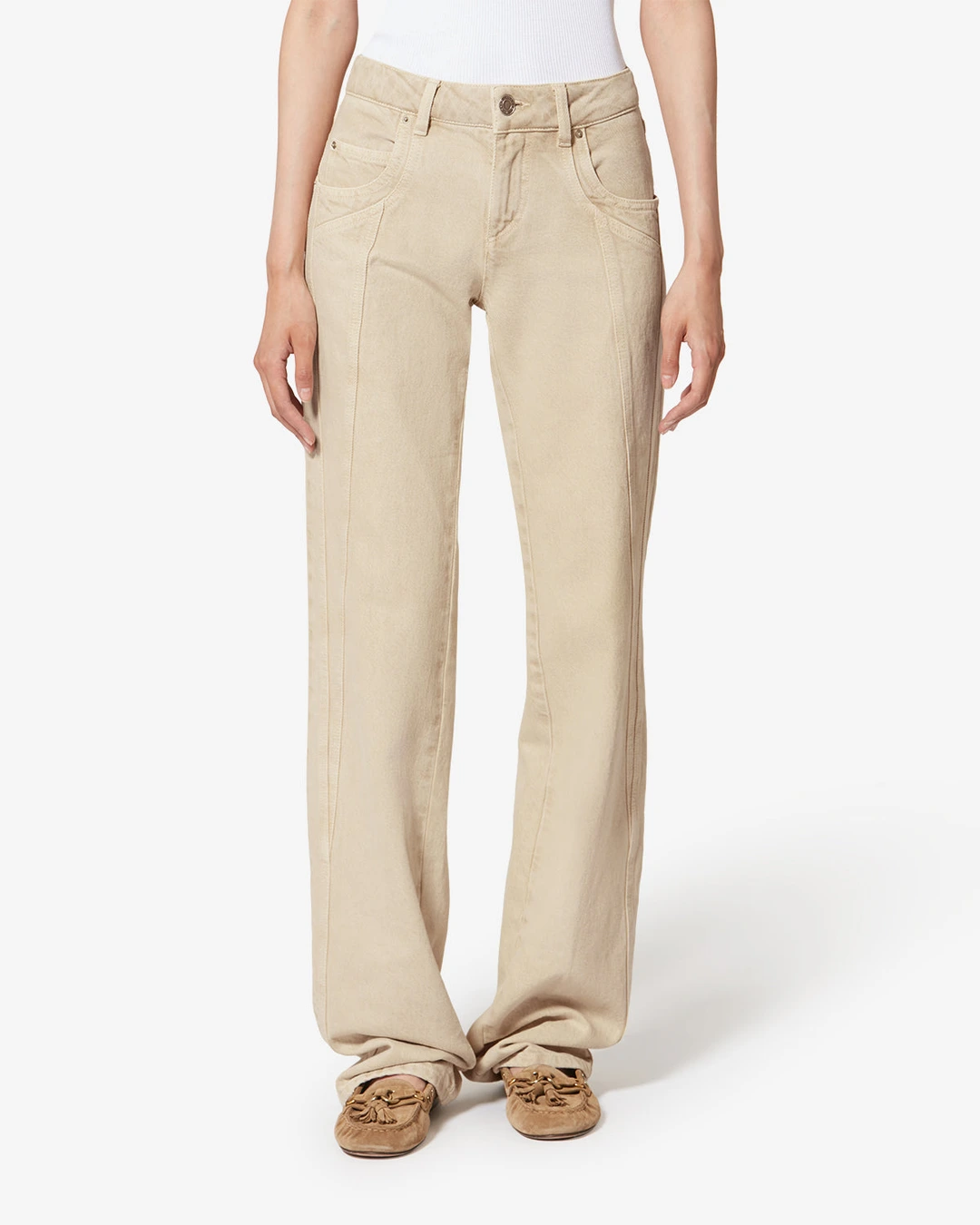 Pantalon Jaylis - Femme - Bleu Clair - Taille 42 - Marant Étoile - 5