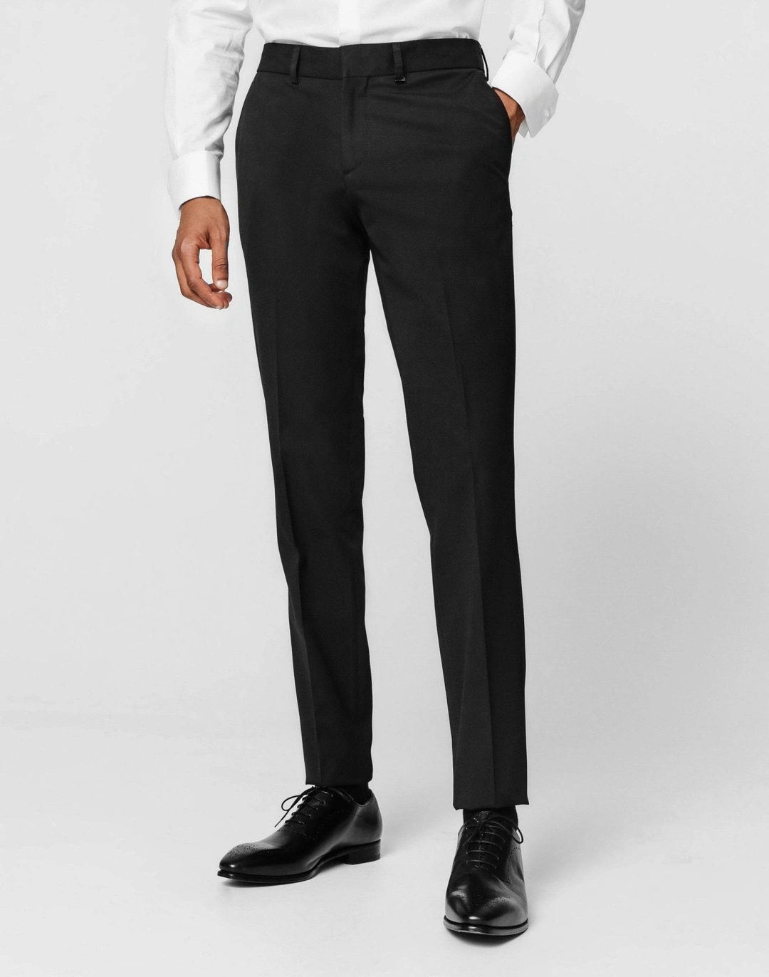 IZAC - Pantalon slack noir