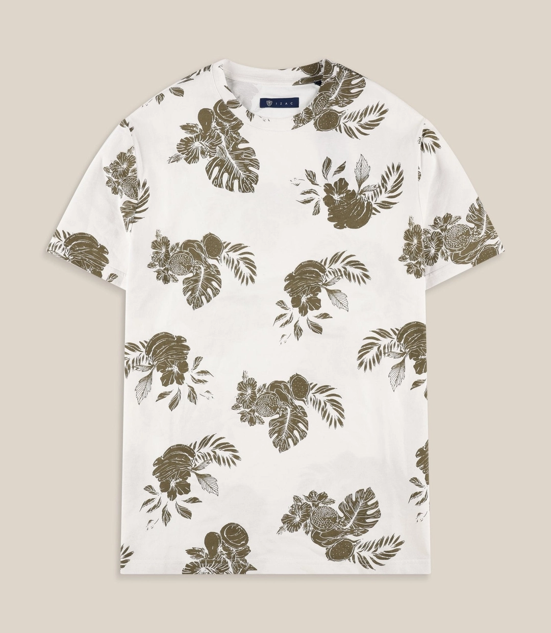 IZAC - T-shirt à motifs floral écru