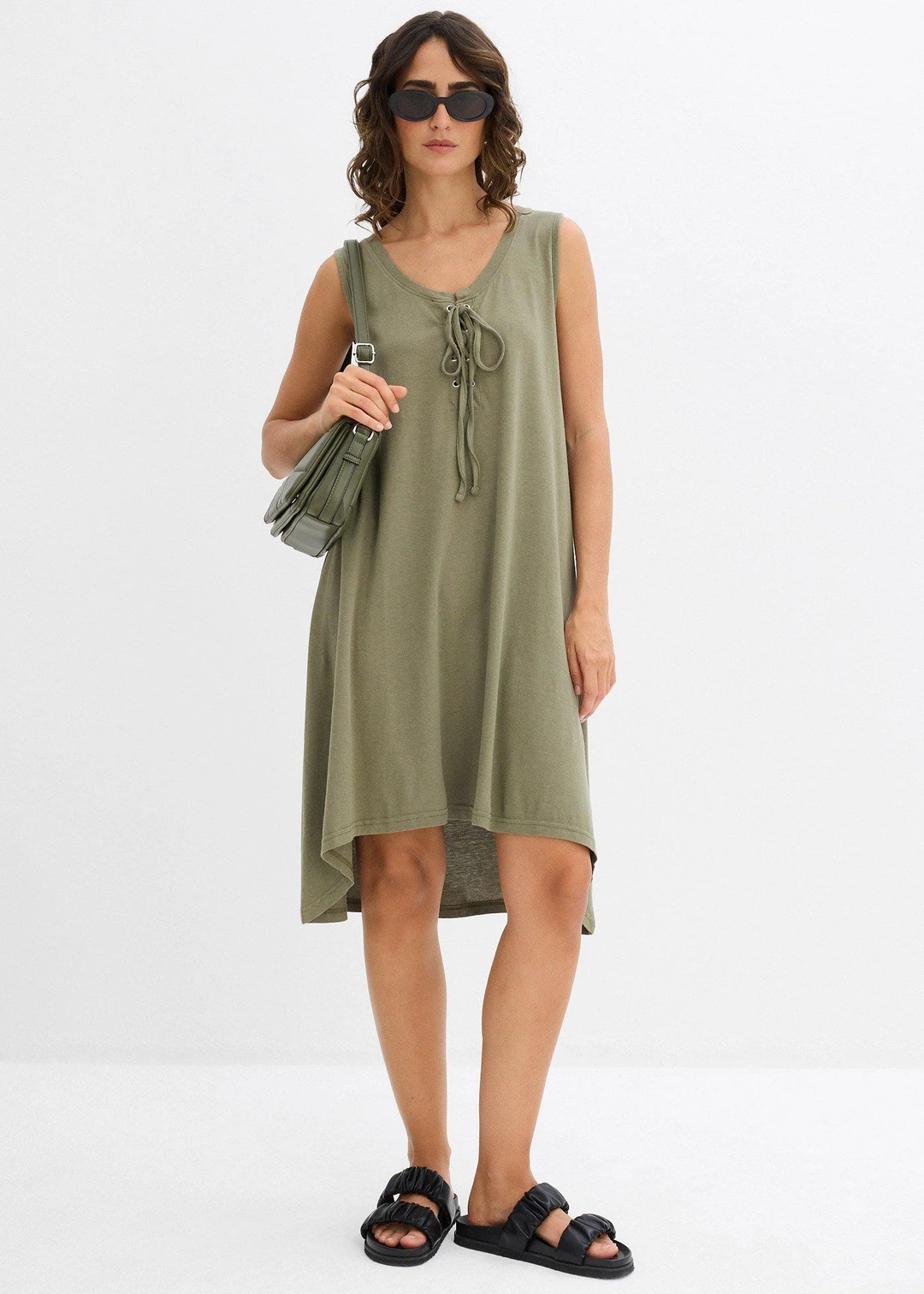 Robe en jersey à laçage - 2