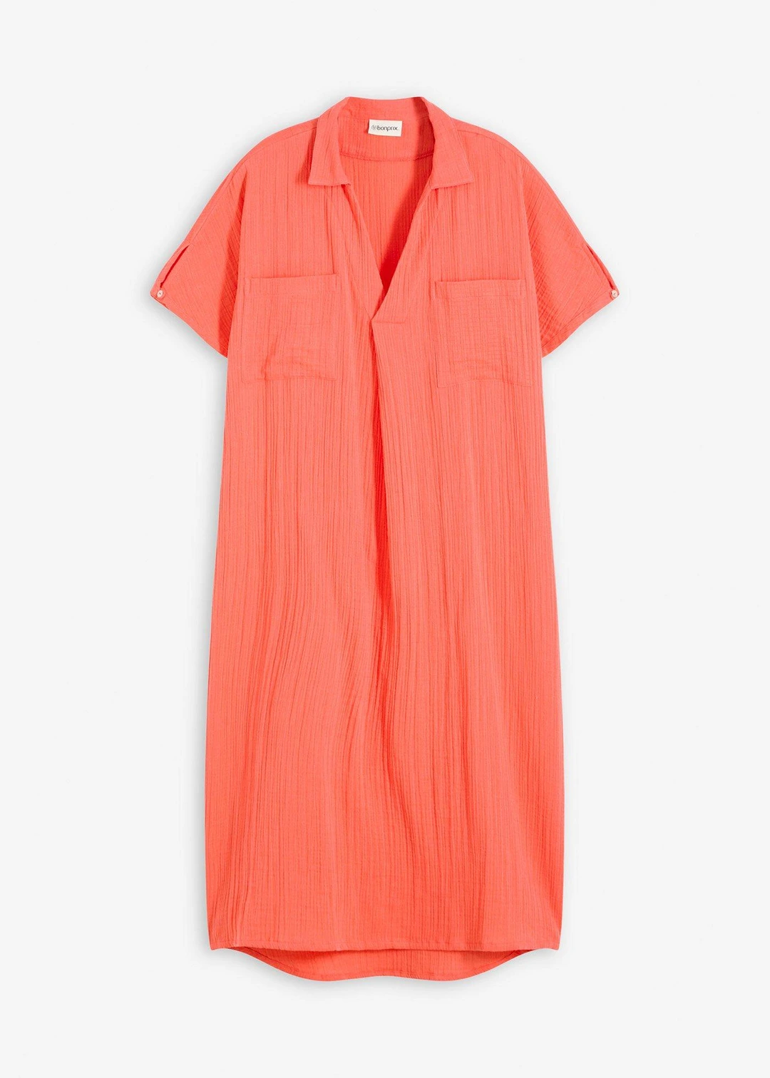 Robe caftan en gaze de coton douce