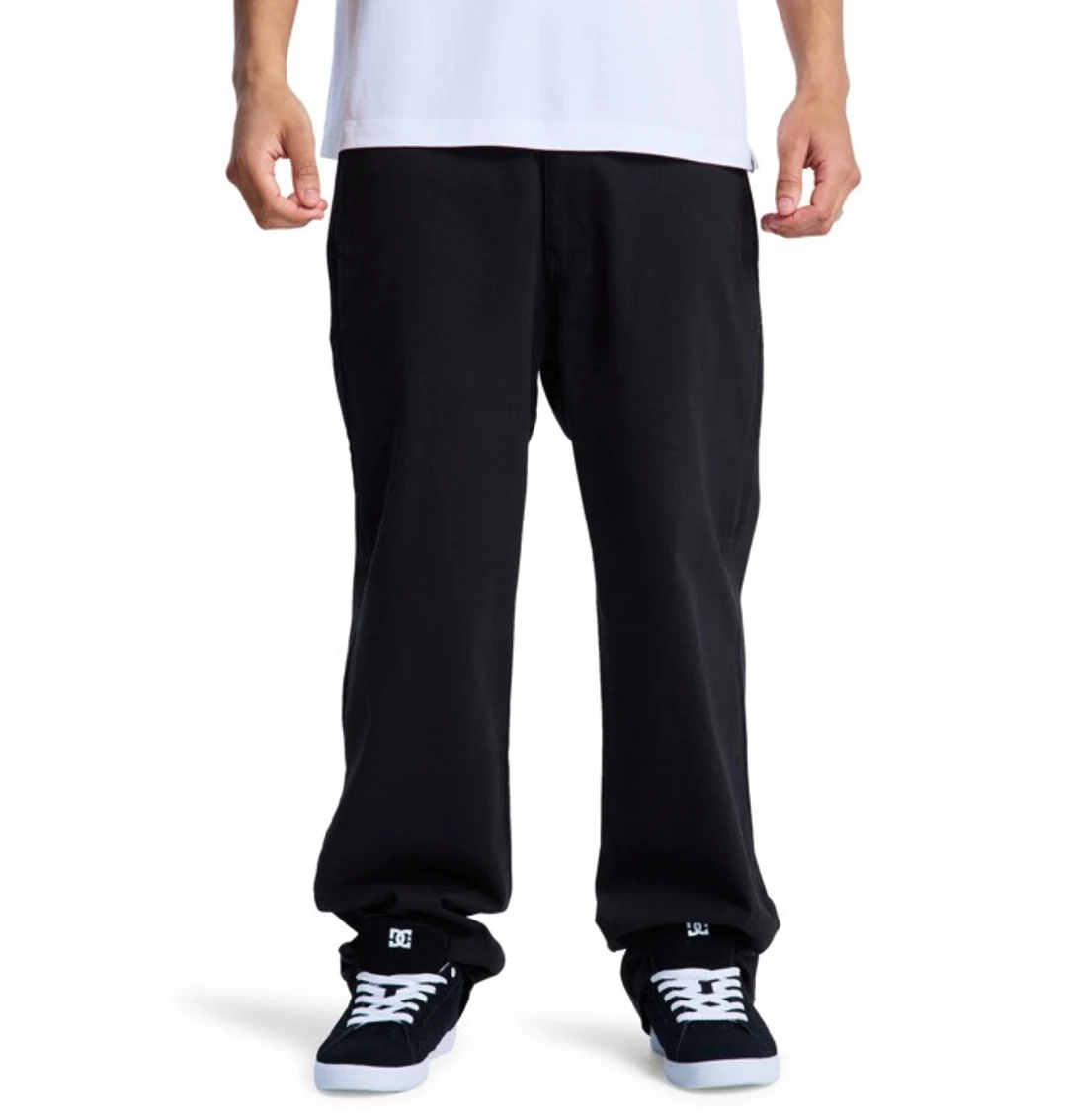Worker Relaxed - Pantalon chino Noir Homme