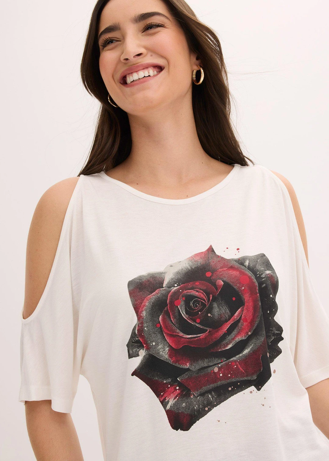 T-shirt à épaules dénudées en viscose - 3