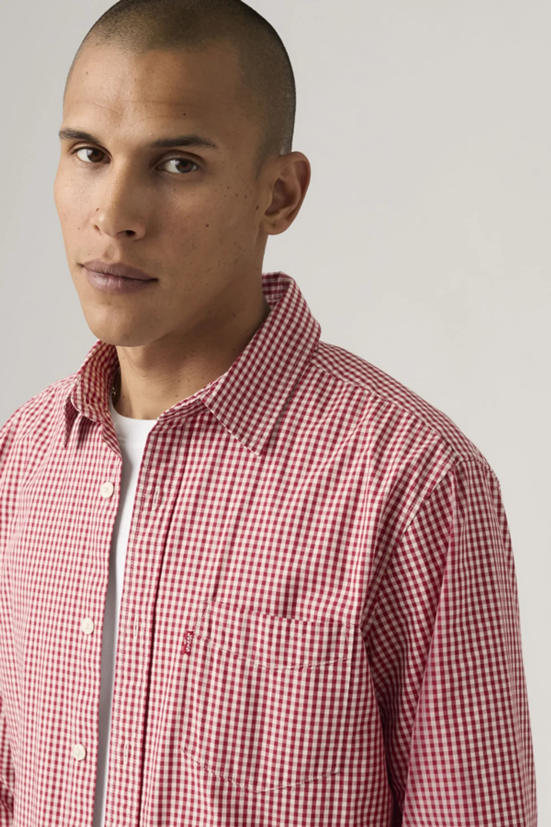 Levi's Chemise À Poche Sunset Standard - Homme - Blanc / White 17 Oxford - 2XL - 2