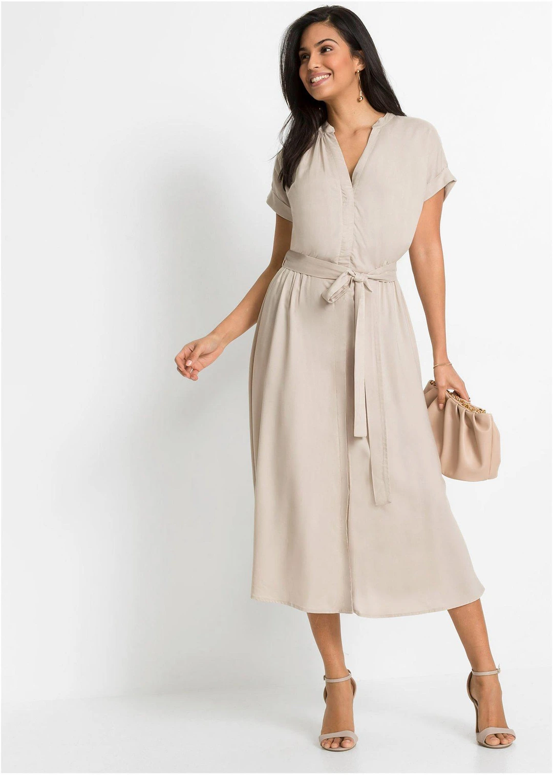 Robe-chemise en viscose fluide - 2