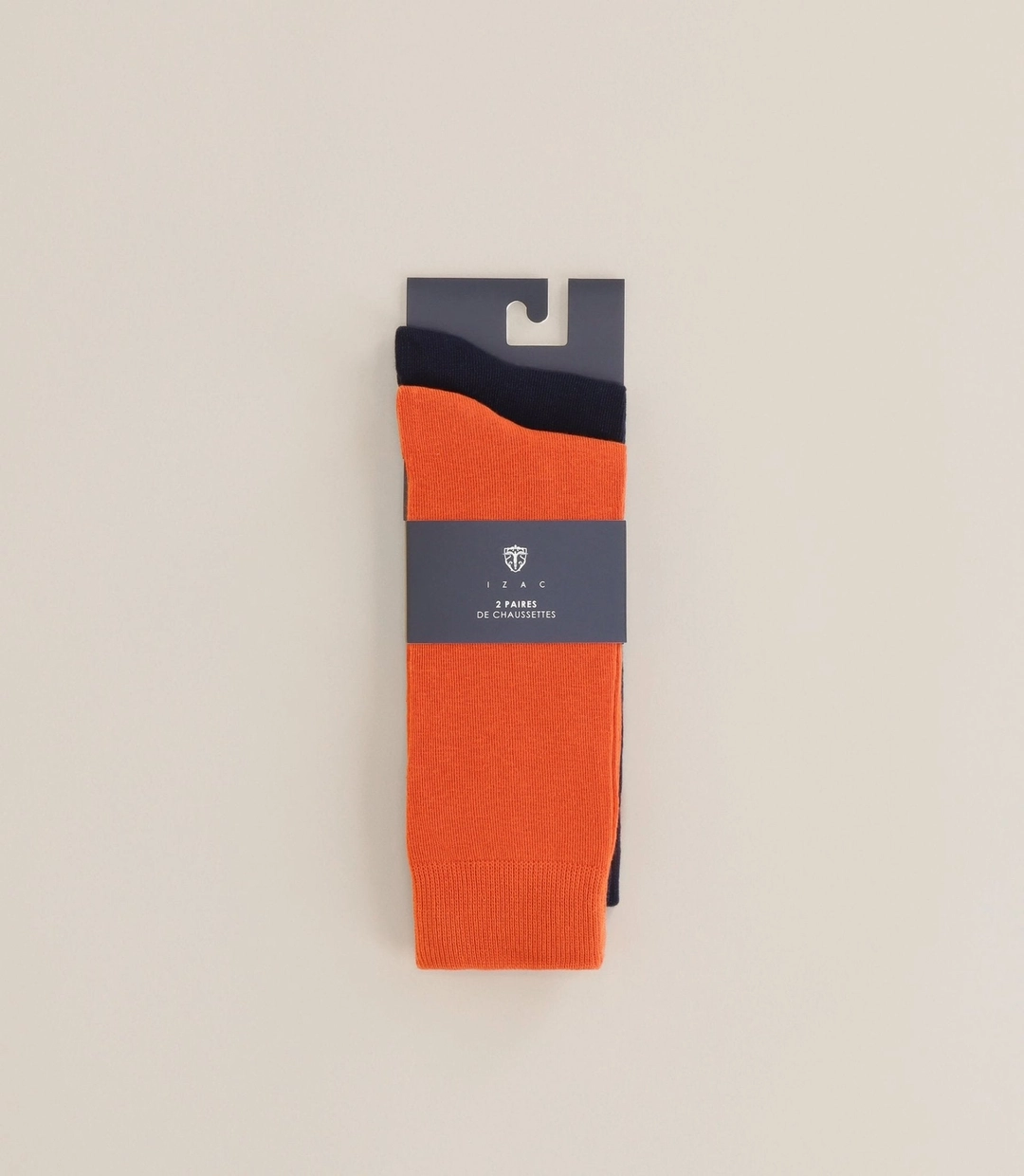 IZAC - Pack de 2 chaussettes orange